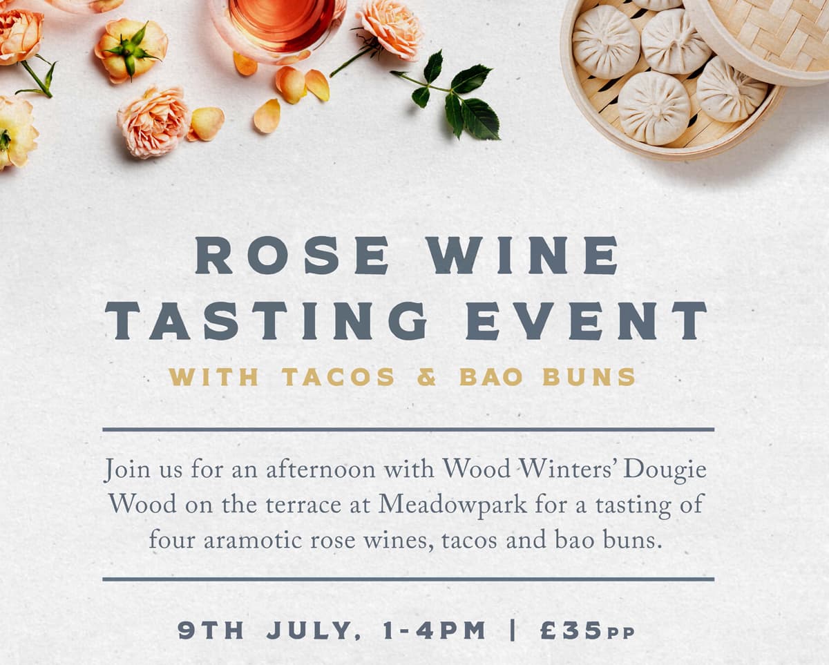 Rose Wine Tasting Event at The Meadowpark July 2022