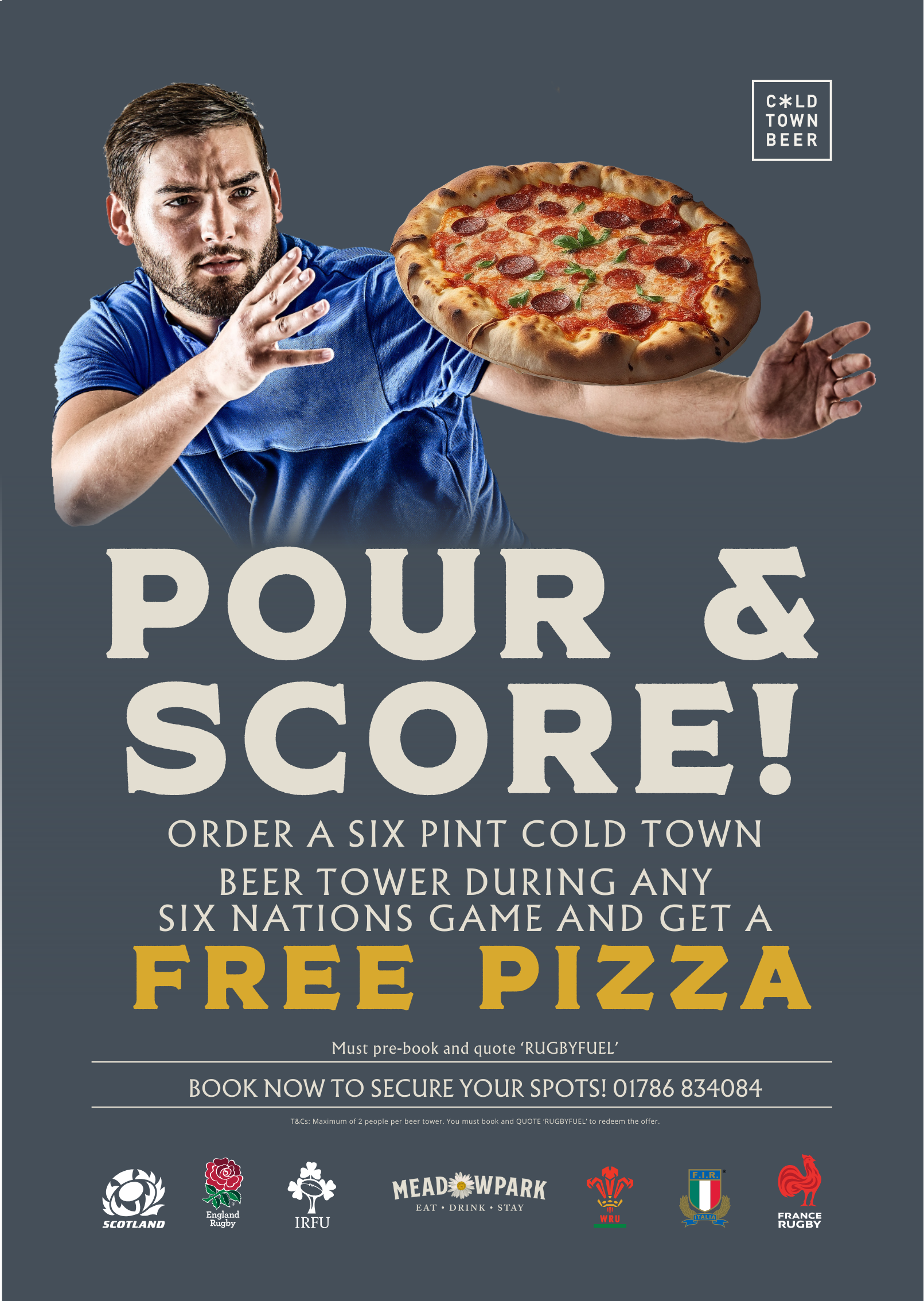 pour & score at the six nations